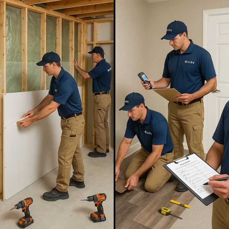 Repairs and Reconstruction process in McHenry County, ND